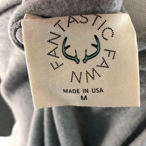 Medium gray open shoulder top Fantastic Fawn - Picture 7 of 8